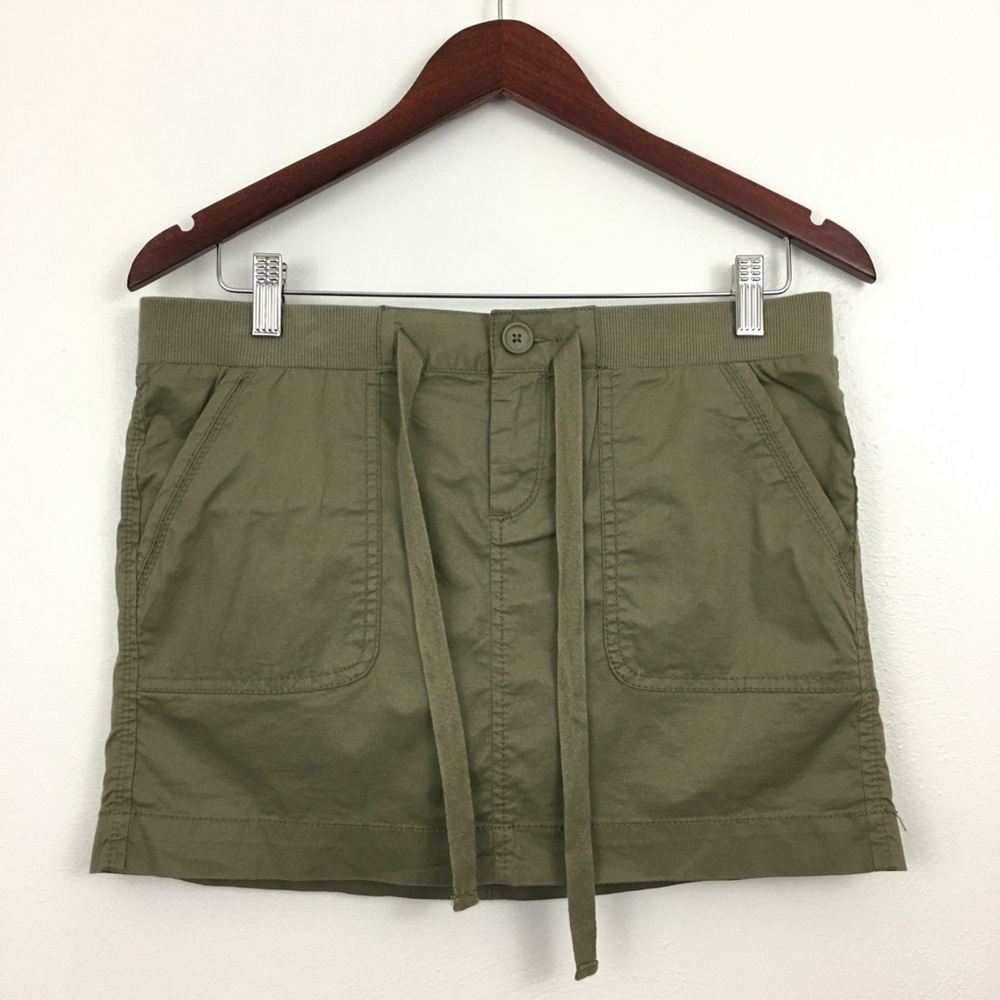 2/$20 Old Navy Drawstring Waist Green Skirt - Picture 1 of 7